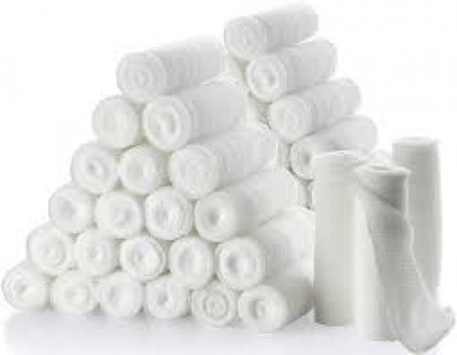 شاش رول مقاس 5 سم - درزن/12حبة  GAUZE BANDAGE 5CM DOZ/12PC
