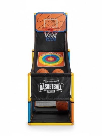 ستاند كرة سلة منزلي إلكتروني Rival Slam Dunk مع عداد ديجيتال وشبكة تجميع للكرات — للأطفال