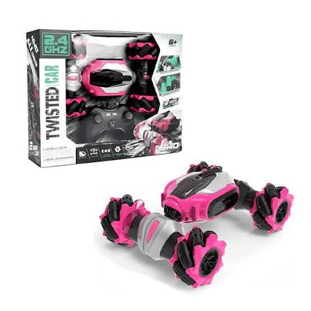 سيارة ستانت مزدوجة Twisted Car 4WD — تدور وتقلب مع ريموت من عمر 6 سنوات