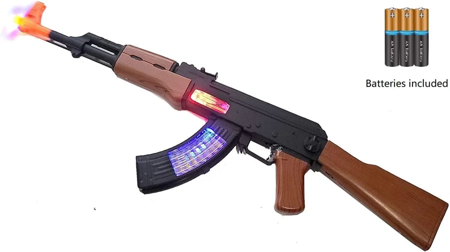مسدس كهربائي شوتينج باتل Electric Shooting Battle — رذاذ إضاءة وطلقات متحركة من عمر 3 سنوات