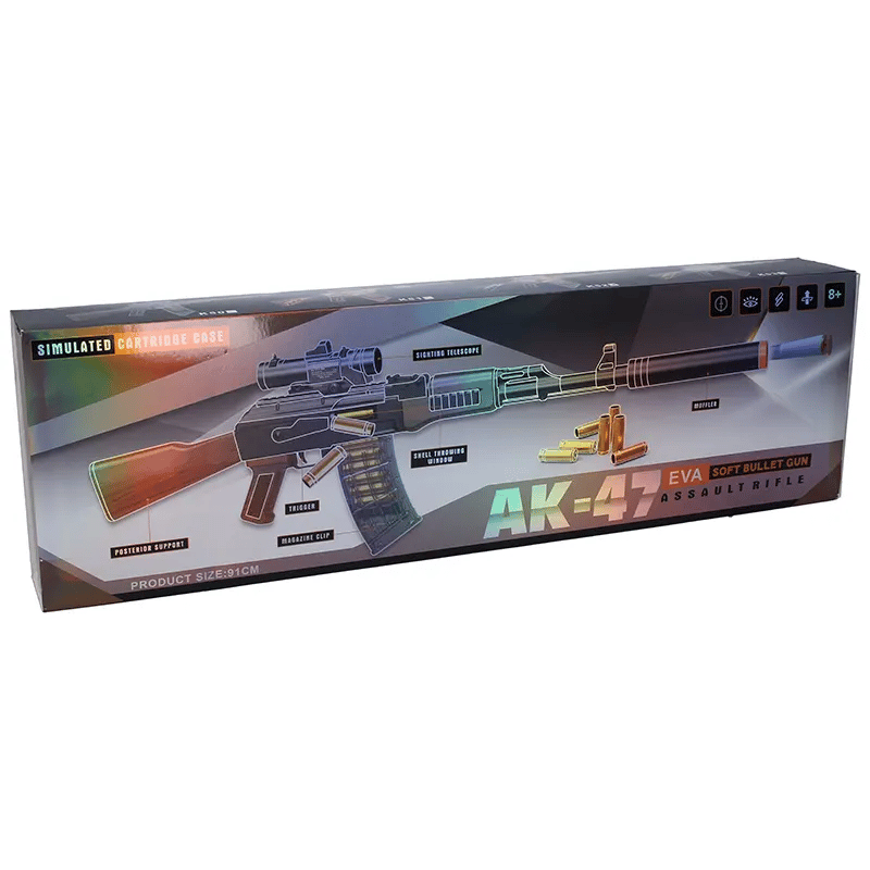 مسدس كهربائي شوتينج باتل Electric Shooting Battle — رذاذ إضاءة وطلقات متحركة من عمر 3 سنوات