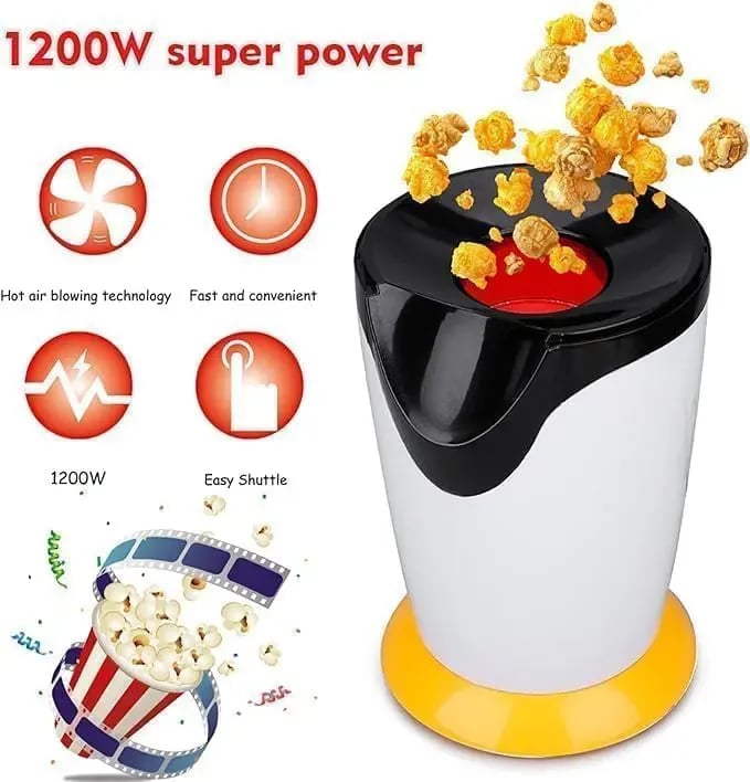 آلة فشار كهربائية minijoy PM-1800 قدرة 1200 واط سعة 2.5 لتر بدون زيت جاهزة في 3 دقائق
