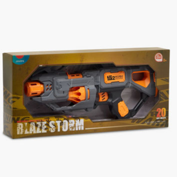 مسدس طلقات إسفنج بطارية Blaze Storm — 20 طلقة ناعمة من عمر 8 سنوات