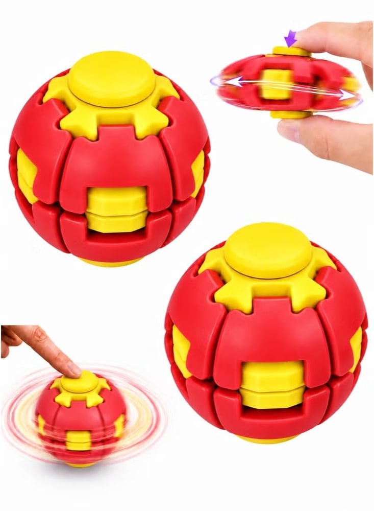 لعبة فيدجيت كوكب الأصابع الدوّار Pressing Fingertip Gyro — اضغط ولف من عمر 3 سنوات