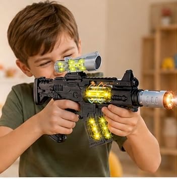 مسدس تايم هنتر Time Hunter 959 — صوت إضاءة رذاذ وموسيقى من عمر 3 سنوات