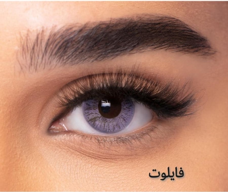 عدسات فريش لوك كولرز فايلوت الشهرية