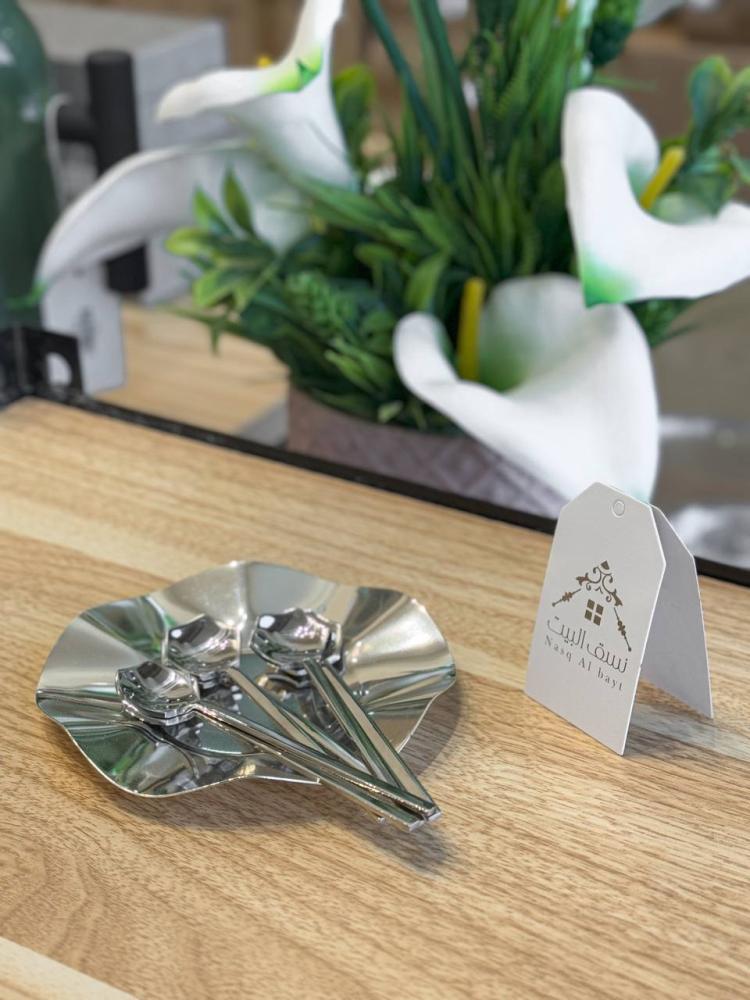 Set of 6 spoons with an elegant and sophisticated design