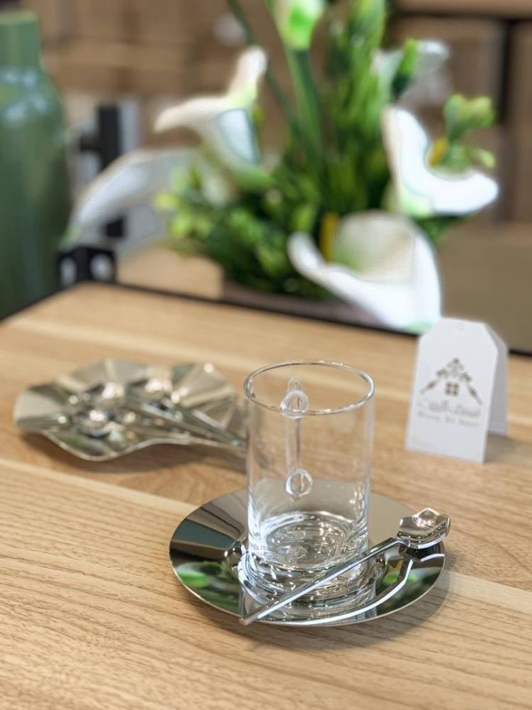 Set of 6 spoons with an elegant and sophisticated design