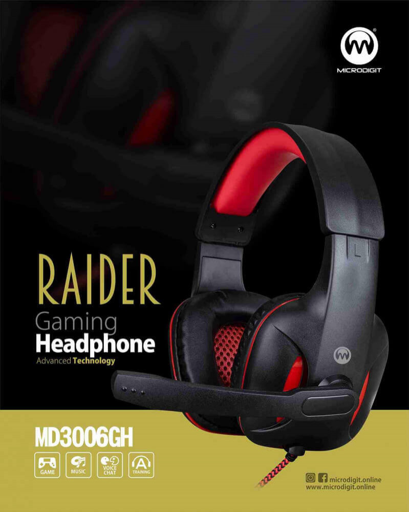 سماعة رأس للألعاب مايكرو ديجيت MD3006GH