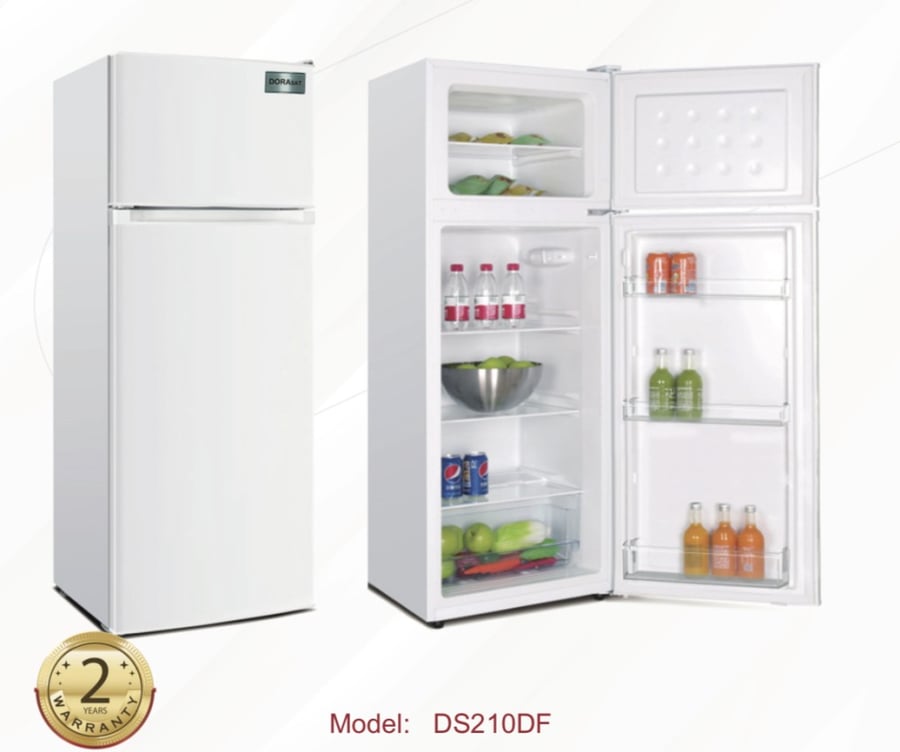 ثلاجة بابين دورا سات 7.3 قدم – أبيض DS210DF