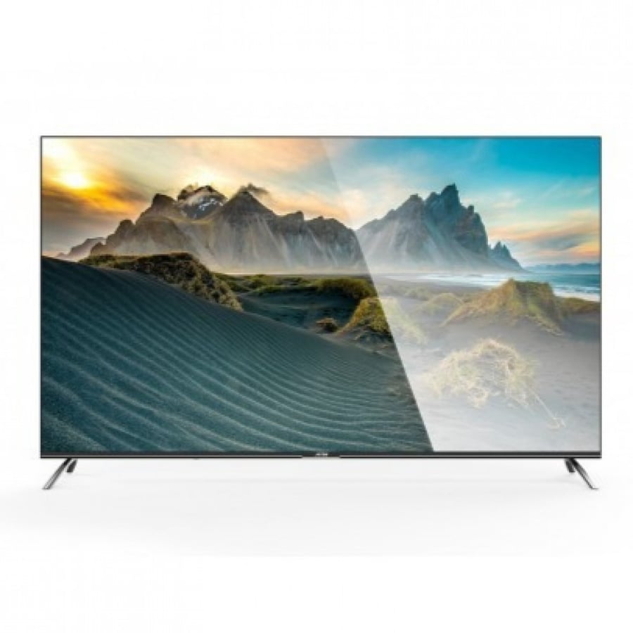 شاشة سهم  65 بوصة LED 4K UHD HDR تلفزيون ذكي تصميم بدون إطار -