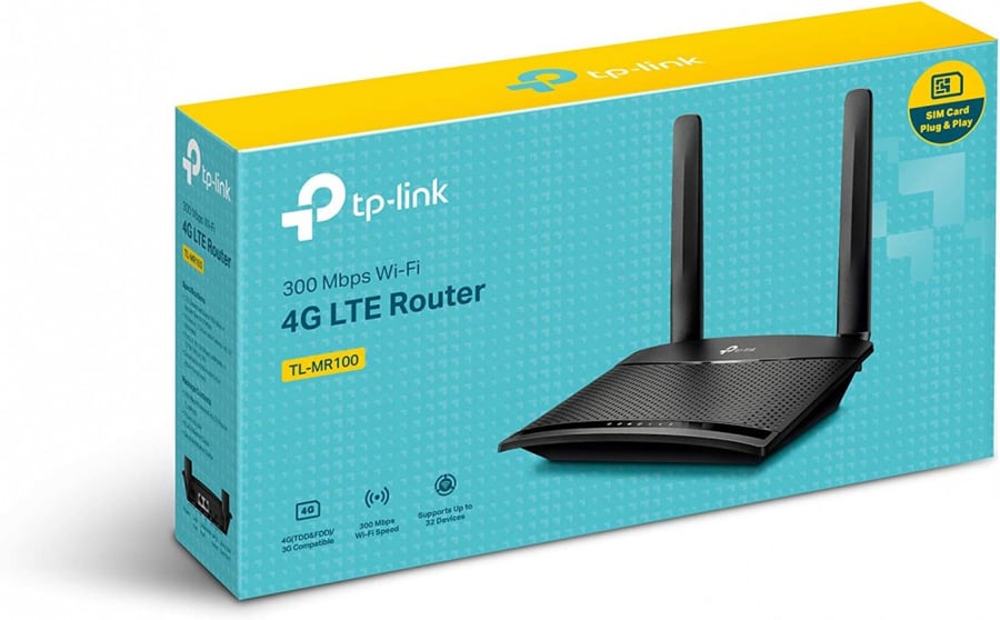 راوتر تي بي لينك بسرعة 300 ميجابت/ ثانية TL-MR100