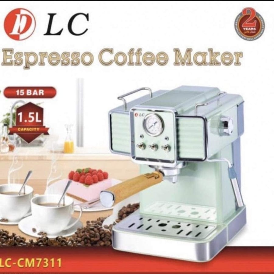 ماكينة تحضير قهوة الاسبريسو ، 1350 واط، 1.5 لتر، DLC-CM7311