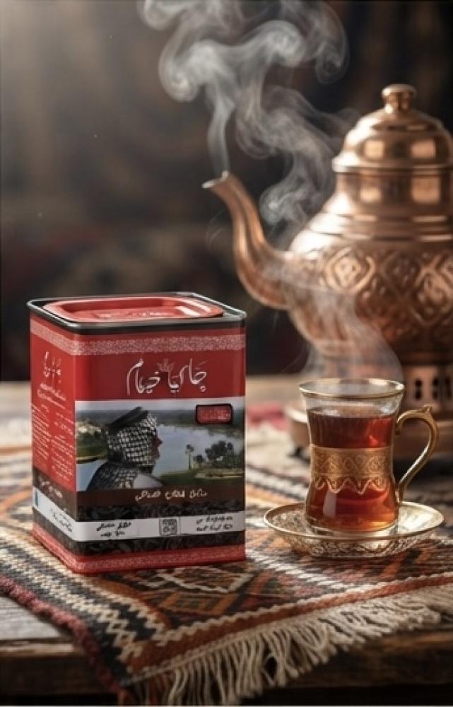 شاي خيام اسود علبة معدنية - خشن 400 جرام