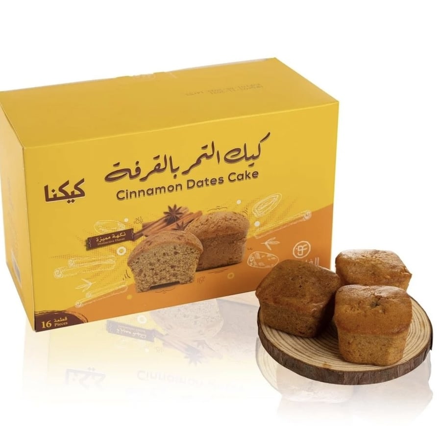 كيك التمر بالقرفة