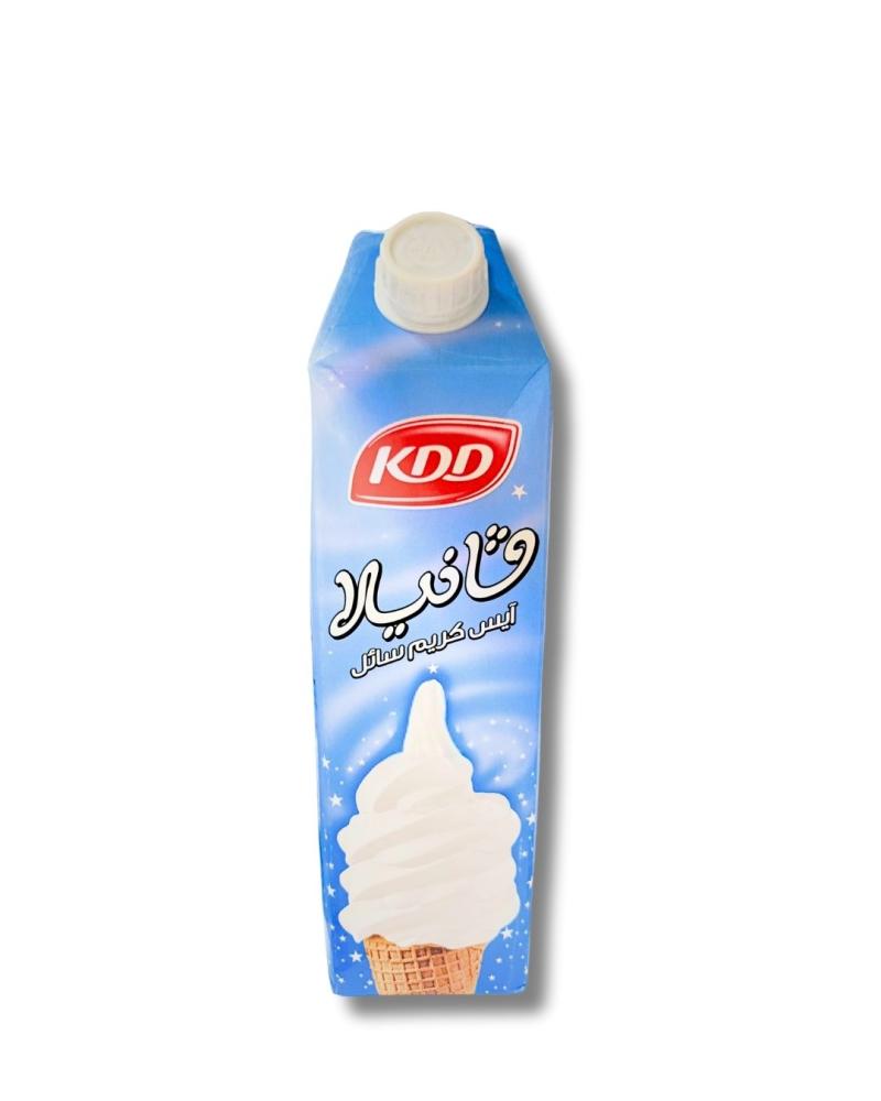 كي دي دي ايس كريم فانيلا سائل 1 لتر