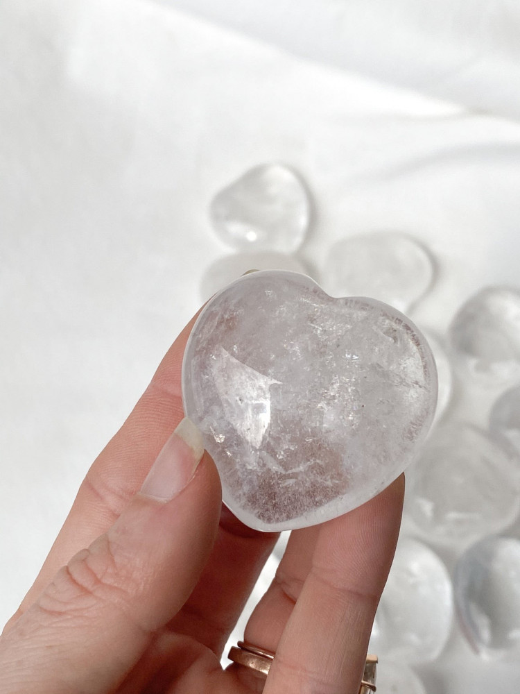 Clear Quartz Heart | Small