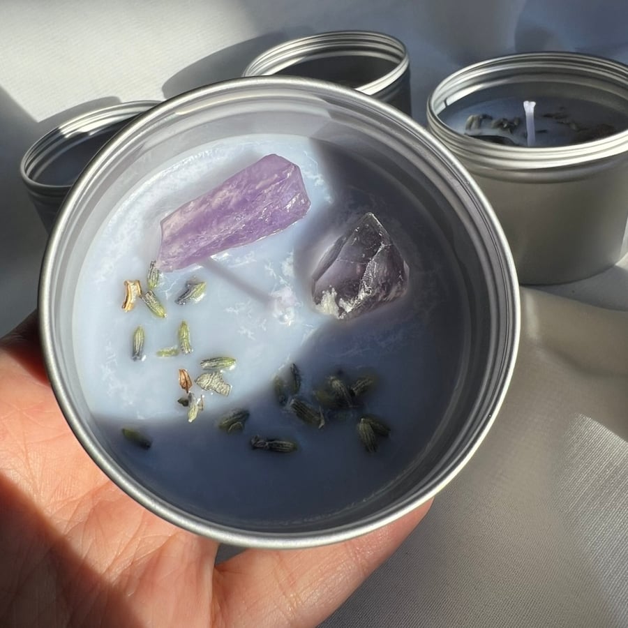Amethyst Candle