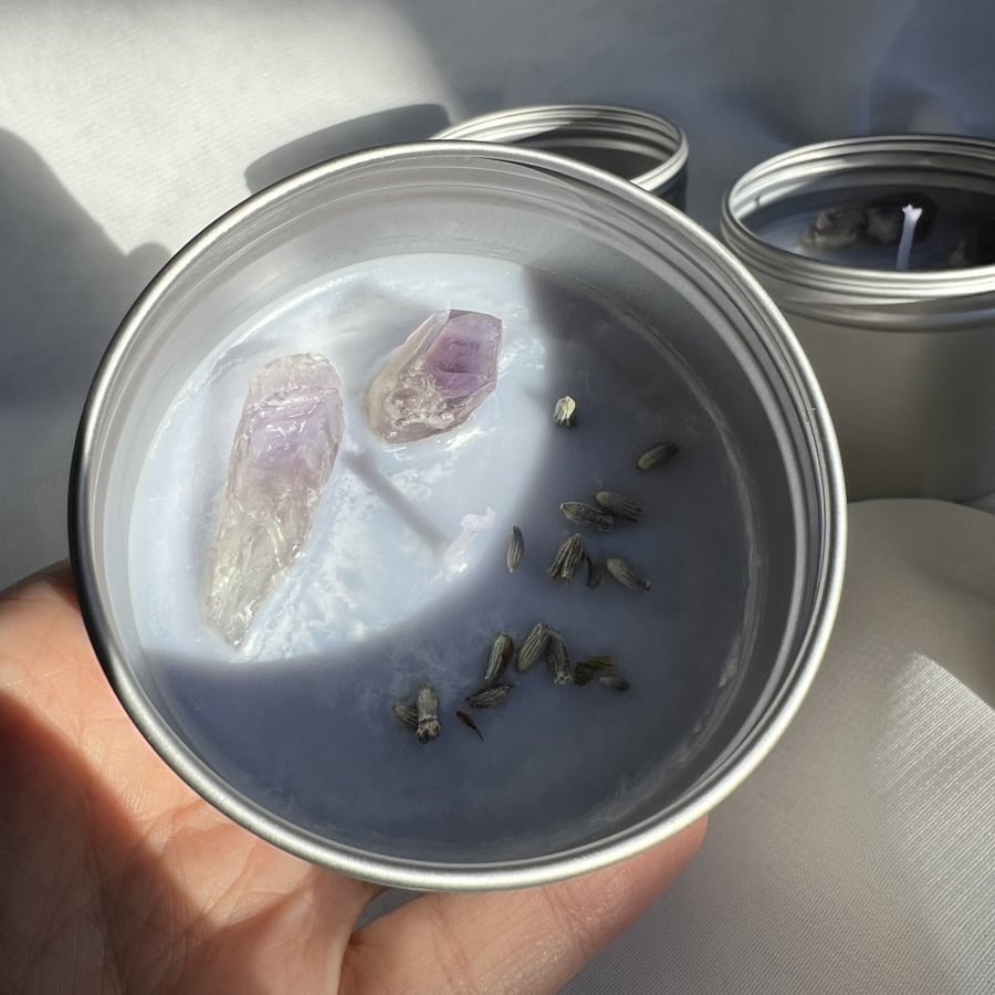 Amethyst Candle