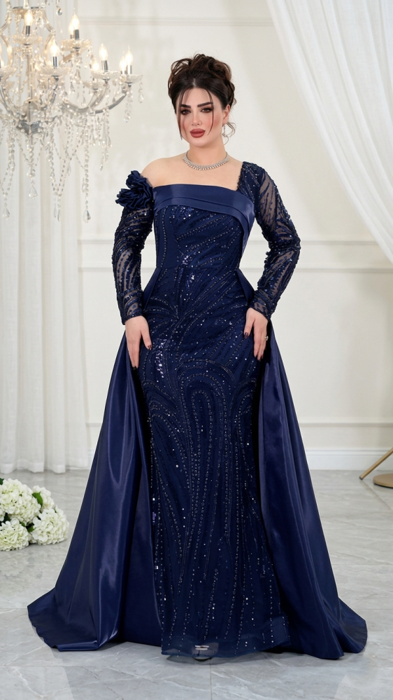 فستان سهرة4491-44