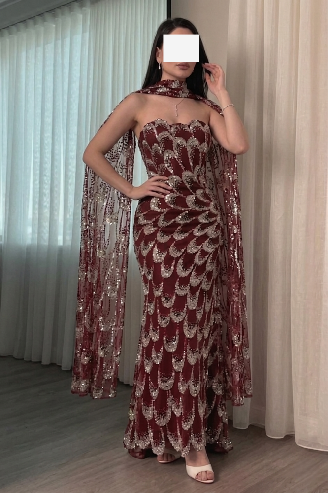 فستان سهرة 3823-11
