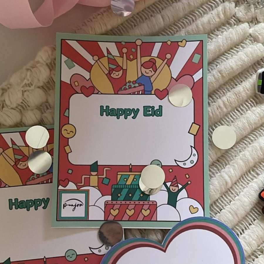 Happy eid card