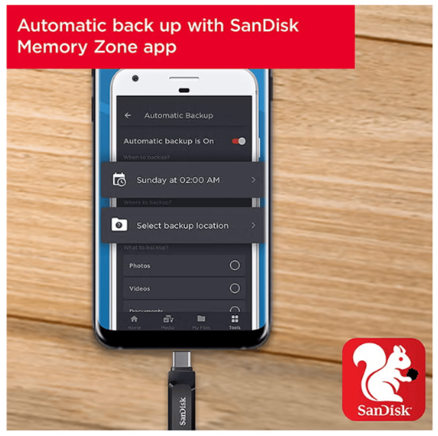 SanDisk Ultra Dual Drive Go USB Type-C – 128GB capacity, black