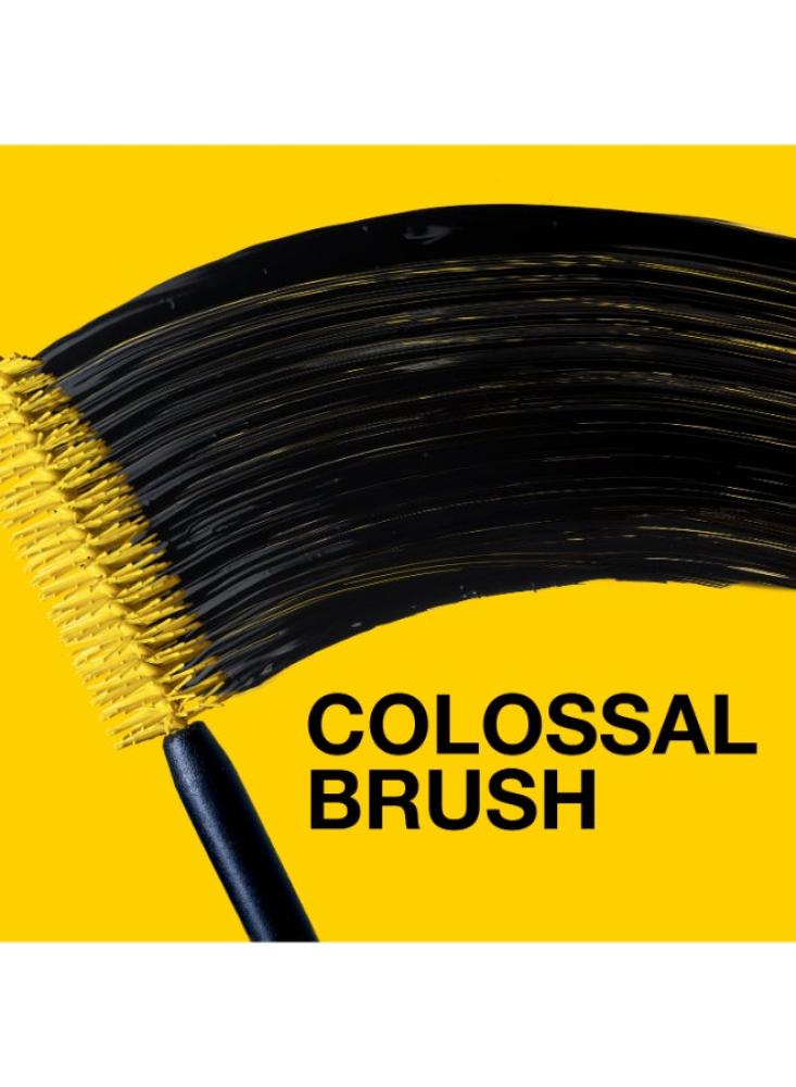 Maybelline New York washable colossal volume mascara - black black black