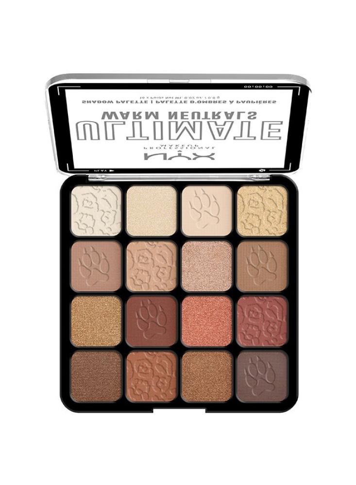 Final eyeshadow palette - warm neutral colors