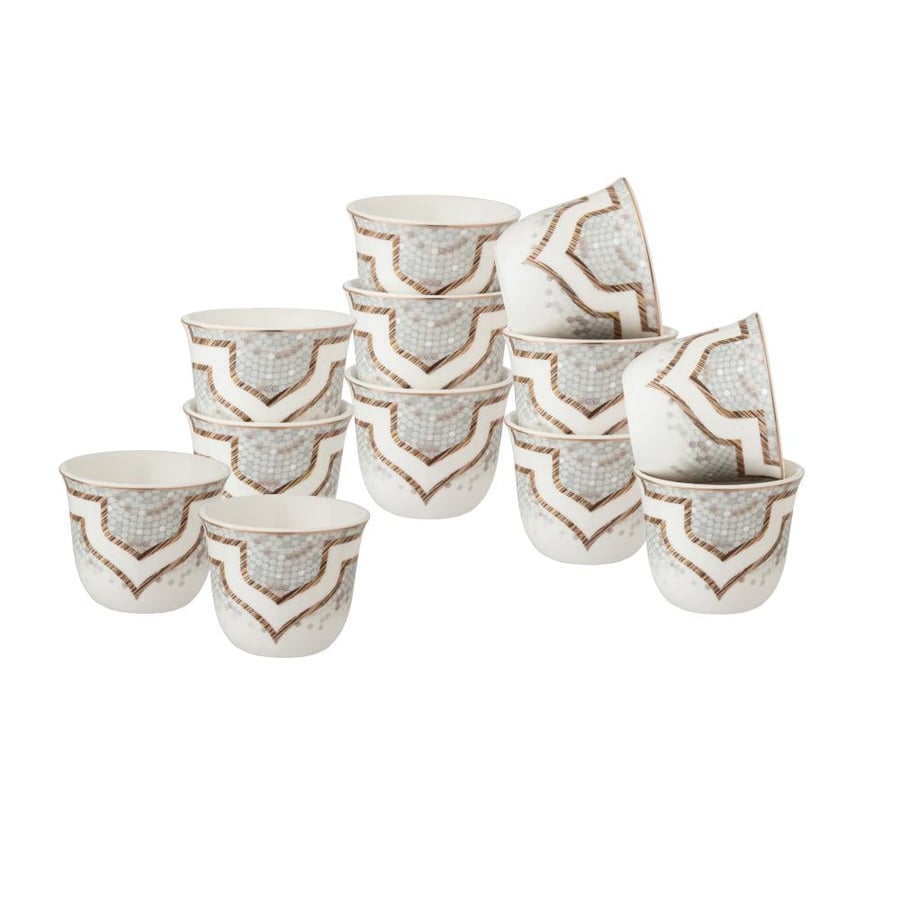 Saudi sword coffee cups porcelain decorations