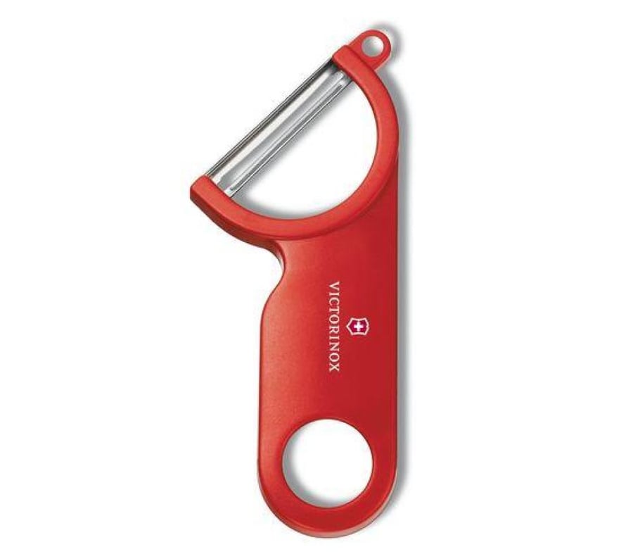 قشارة خضار Victorinox بلاستيك سويسري احمر