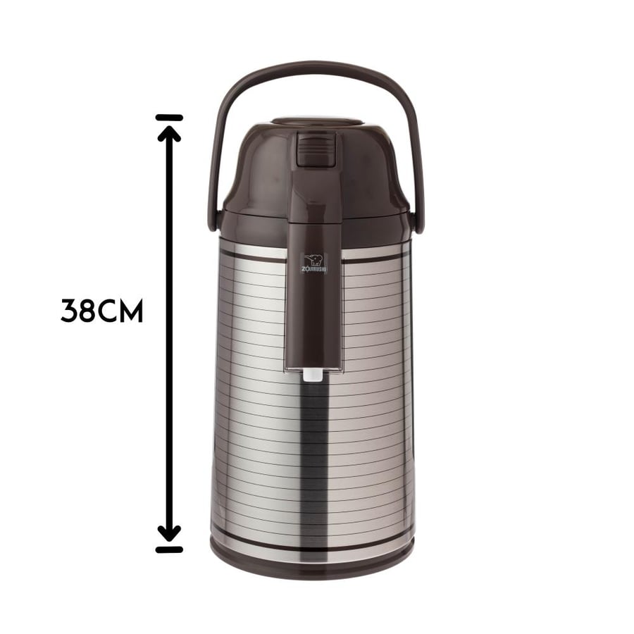 ترمس ضغط ابو فيل ياباني 3 لتر بني Zojirushi