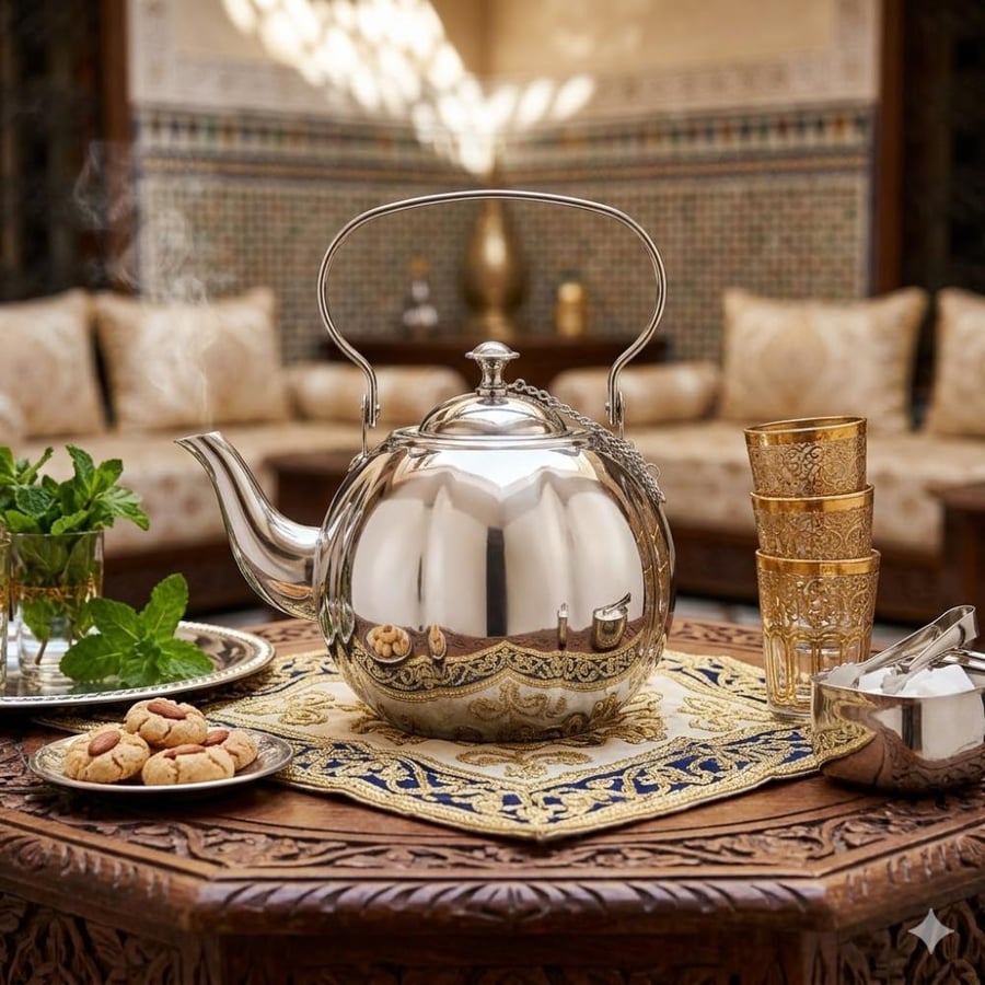 براد شاي السيف ستانلس ستيل سعة 1.6 لتر
