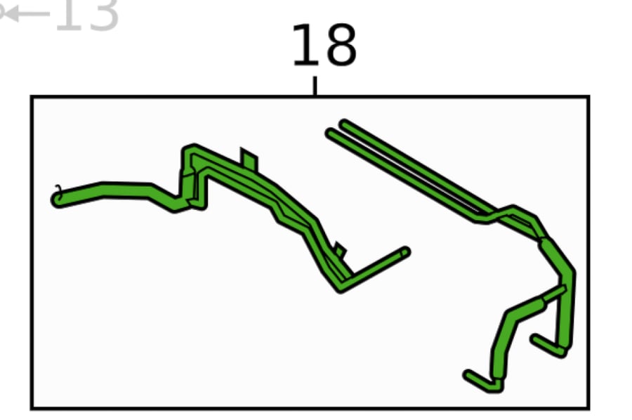 Refrigerator pipe for 2006-2011 Expedition model
