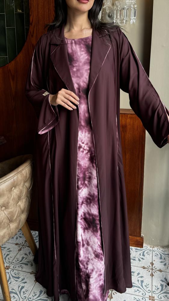 عباية قصة كوت مع فستان