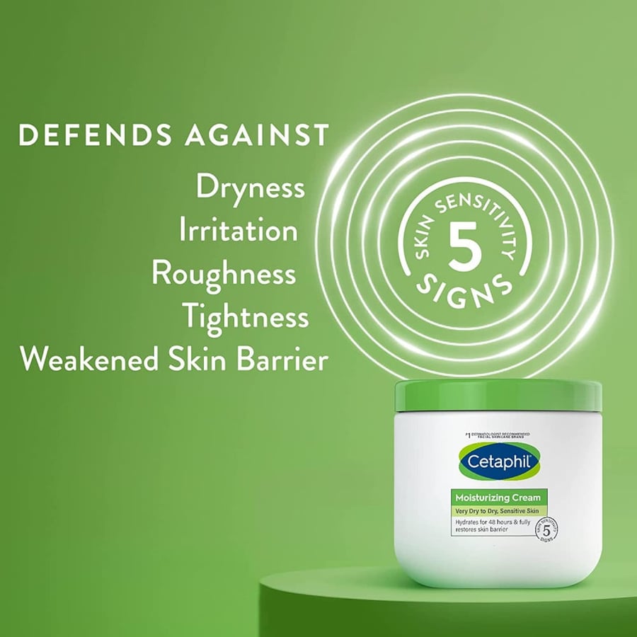 Cetaphil moisturizer cream for dry to dry and sensitive skin - 250 grams