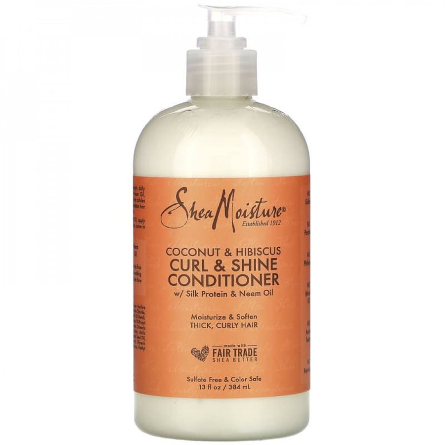 Shea Moisture Curl and Shine Balm with Coconut and Hibiscus for both genders - 384 ml