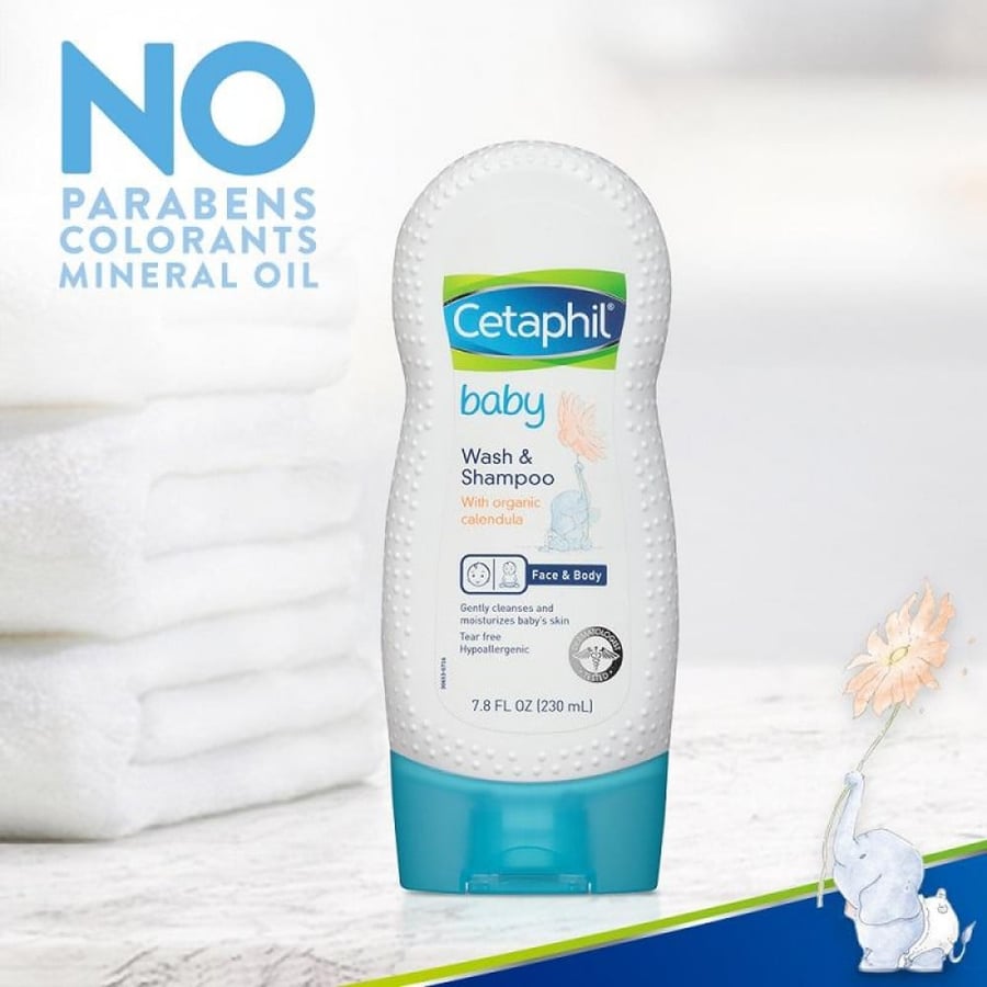 Cetaphil cleanser and shampoo with organic chamomile for children - 230 ml