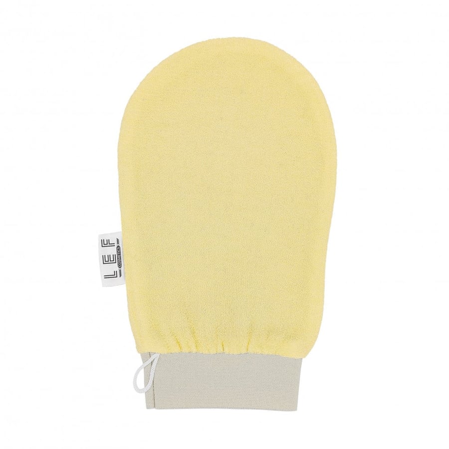 The original Korean loofah, a single piece, light yellow color
