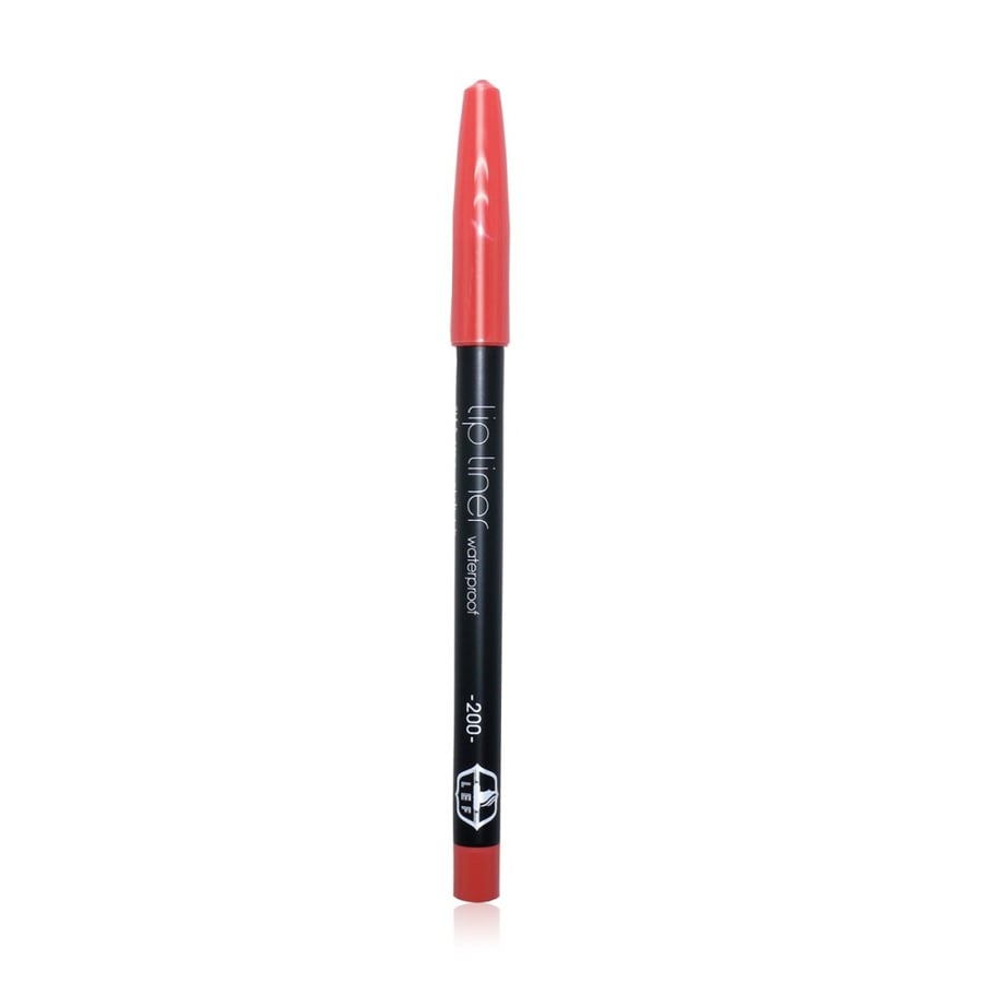 Lip pencil for lip defining, German, matte, full coverage, long-lasting, fixed for the longest period - 200