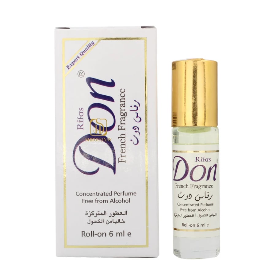 عطر دون رول اون برفيوم خالي من الكحول - 6 مل حجم ميني