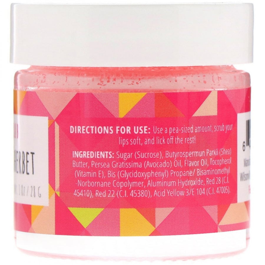 Vaseline Lip Scrub Rainbow Candy Flavor - 28 g
