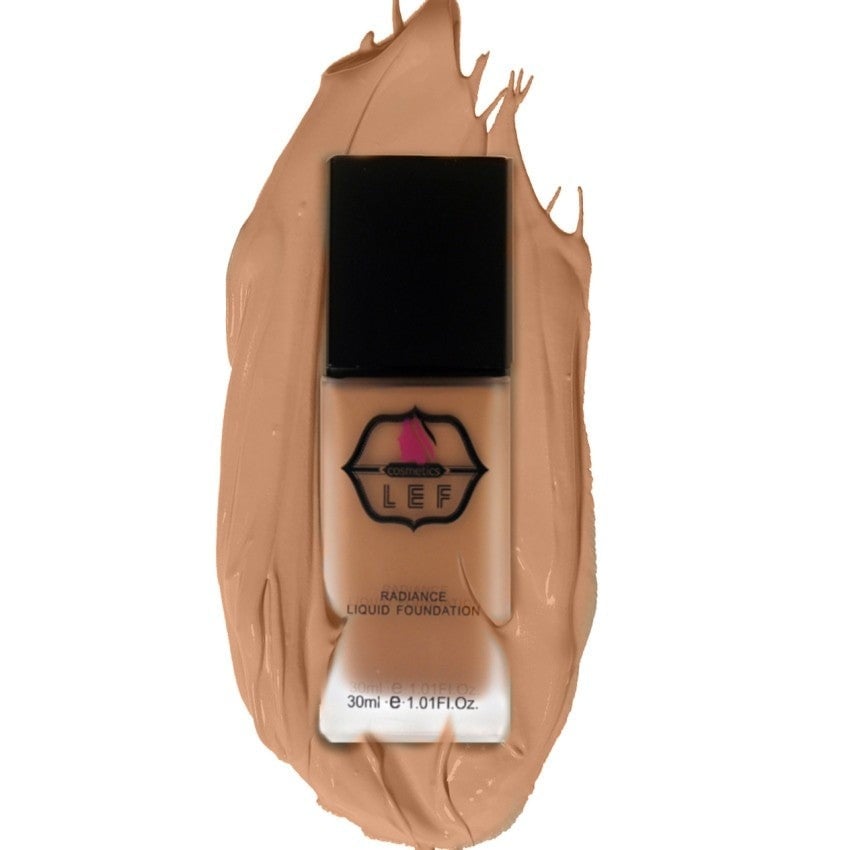 Liquid foundation cream with lightweight formula free of oils NC52