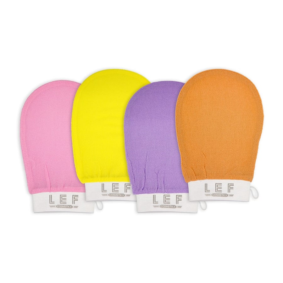 Body scrub glove with one layer - ORANGE