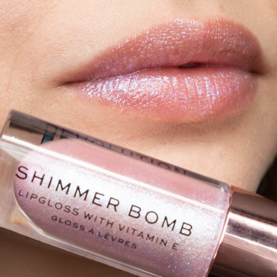 Makeup Revolution Lip Gloss Shimmer Bomb - Sparkle