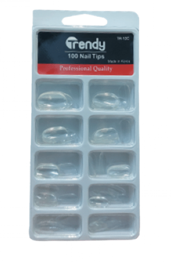 Trendy set of artificial nails 100 pieces TR 12C