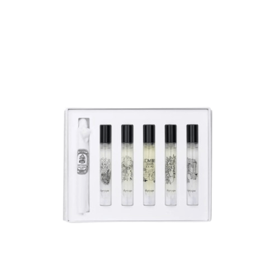 عطر مجموعة ميني ديبتيك لارت دو بارفوم او روز‚دو سون‚لومبر دانس ليو‚ايو ديس سينس‚فيلوسيكوس أو دو تواليت للجنسين 7.5X5مل