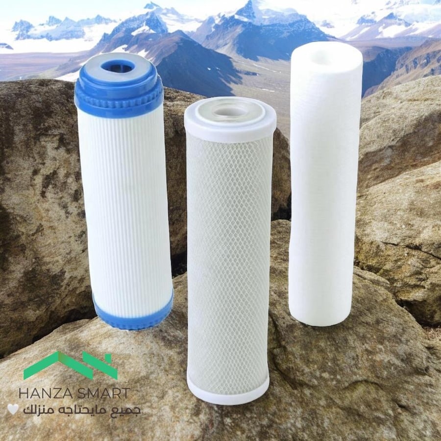 3-stage water filter purification candle set