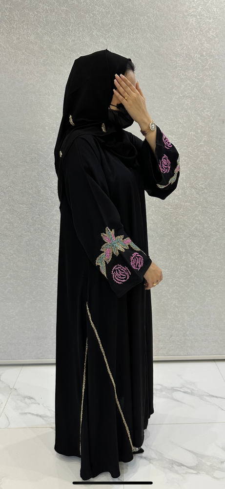 عباية ورد