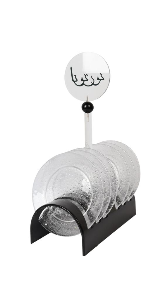 حامل صحون شفاف
